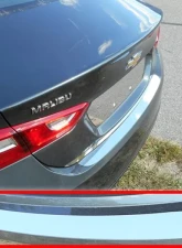 Quality Automotive Accessories 1-Piece Stainless Steel Rear Bumper Trim Accent Chevrolet Malibu 4-Door Sedan 2016-2022                                     - RB56105 - Image 3