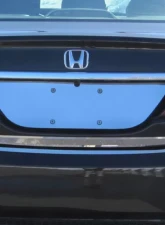 Quality Automotive Accessories 1-Piece Stainless Steel Rear Deck Trim Trunk Lid Accent Honda Civic 4-Door Sedan 2012-2015                                     - RD12214 - Image 4