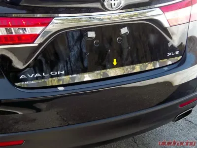 Quality Automotive Accessories 1-Piece Stainless Steel Rear Deck Trim Trunk Lid Accent Toyota Avalon 4-Door Sedan 2013-2018 - RD13165