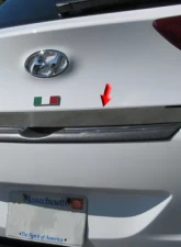 Quality Automotive Accessories 1-Piece Stainless Steel Rear Deck Trim Trunk Lid Accent Hyundai Elantra 4-Door GT Hatchback 2013-2017                                     - RD13345 - Image 5