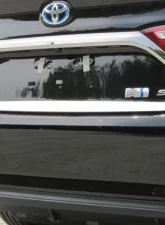 Quality Automotive Accessories 1-Piece Stainless Steel Rear Deck Trim Trunk Lid Accent Toyota Camry 4-Door Sedan 2015-2017                                     - RD15130 - Image 4