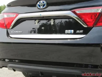 Quality Automotive Accessories 1-Piece Stainless Steel Rear Deck Trim Trunk Lid Accent Toyota Camry 4-Door Sedan 2015-2017 - RD15130