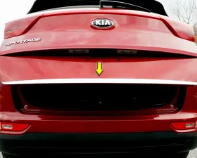Quality Automotive Accessories 1-Piece Stainless Steel Rear Deck Trim Trunk Lid Accent Kia Sportage 4-Door SUV 2017-2022