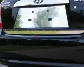 Quality Automotive Accessories 1-Piece Stainless Steel Rear Deck Trim Trunk Lid Accent Hyundai Accent 4-Door Sedan 2006-2011