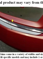 Quality Automotive Accessories 1-Piece Stainless Steel Rear Deck Trim Trunk Lid Accent Pontiac G6 2-Door Coupe 2005-2009                                     - RD47275 - Image 3