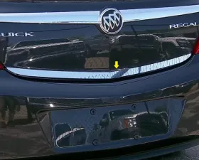Quality Automotive Accessories 1-Piece Stainless Steel Rear Deck Trim Trunk Lid Accent Buick Regal 4-Door Sedan 2011-2013