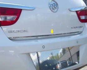 Quality Automotive Accessories 1-Piece Stainless Steel Rear Deck Trim Trunk Lid Accent Buick Verano 4-Door Sedan 2012-2017