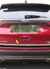 Quality Automotive Accessories 1-Piece Stainless Steel Rear Deck Trim Trunk Lid Accent Ford Edge 4-Door SUV 2015-2018                                     - RD55610 - Image 3