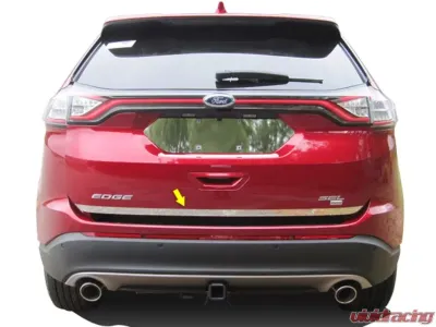 Quality Automotive Accessories 1-Piece Stainless Steel Rear Deck Trim Trunk Lid Accent Ford Edge 4-Door SUV 2015-2018 - RD55610