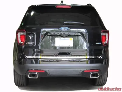Quality Automotive Accessories 1-Piece Stainless Steel Rear Deck Trim Trunk Lid Accent Ford Explorer 4-Door SUV 2016-2019 - RD56330