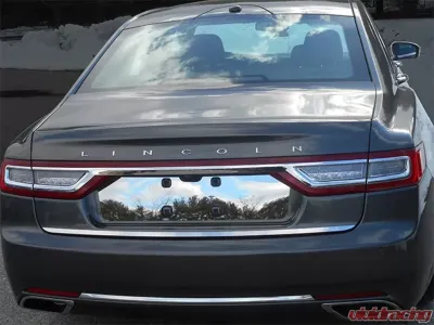 Quality Automotive Accessories 1-Piece Stainless Steel Rear Deck Trim Trunk Lid Accent Lincoln Continental 4-Door Sedan 2017-2021 - RD57680
