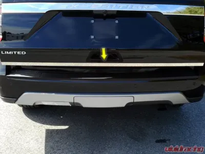 Quality Automotive Accessories 1-Piece Stainless Steel Rear Deck Trim Trunk Lid Accent Ford Expedition 4-Door SUV 2018-2022 - RD58383