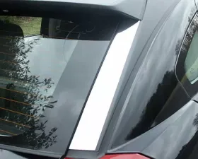 Quality Automotive Accessories 2-Piece Stainless Steel Rear Window Trim Dodge Caliber 4-Door Hatchback 2007-2012