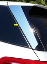 Quality Automotive Accessories 2-Piece Stainless Steel Rear Window Trim Chevrolet Equinox 4-Door SUV 2018-2022                                     - RW58160 - Image 4