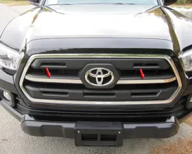 Quality Automotive Accessories 2-Piece Stainless Steel Front Grille Accent Trim Toyota Tacoma 4-Door 2016-2022
