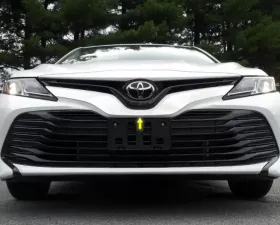 Quality Automotive Accessories 1-Piece Stainless Steel Front Grille Accent Trim Toyota Camry 4-Door Sedan only fits L LE XLE L Hybrid LE Hybrid XLE Hybrid 2018-2022