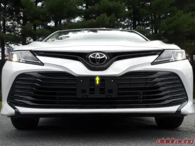 Quality Automotive Accessories 1-Piece Stainless Steel Front Grille Accent Trim Toyota Camry 4-Door Sedan only fits L LE XLE L Hybrid LE Hybrid XLE Hybrid 2018-2022 - SG18130
