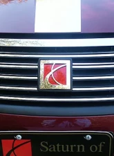Quality Automotive Accessories 8-Piece Stainless Steel Front Grille Accent Trim Saturn Ion 4-Door Sedan 2005-2007                                     - SG45410 - Image 4
