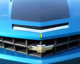 Quality Automotive Accessories 1-Piece Stainless Steel Front Grille Accent Trim Chevrolet Camaro 2-Door SS Model only 2010-2015