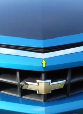 Quality Automotive Accessories 1-Piece Stainless Steel Front Grille Accent Trim Chevrolet Camaro 2-Door SS Model only 2010-2015                                     - SG50100 - Image 4