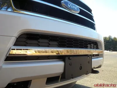 Quality Automotive Accessories 1-Piece Stainless Steel Front Grille Accent Trim Ford Expedition 4-Door SUV 2015-2017 - SG55383