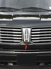 Quality Automotive Accessories 1-Piece Stainless Steel Front Grille Accent Trim Lincoln Navigator 4-Door SUV 2015-2017                                     - SG55655 - Image 4