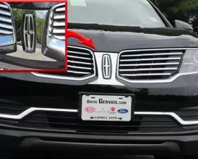 Quality Automotive Accessories 1-Piece Stainless Steel Front Grille Accent Trim Lincoln MKX 4-Door SUV 2016-2018