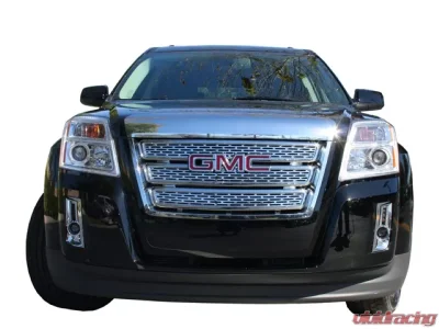 Quality Automotive Accessories 1-Piece Chrome Plated ABS plastic Grill Overlay GMC Terrain 4-Door SUV 2010-2015 - SGC50275