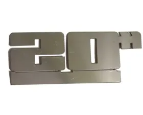 Quality Automotive Accessories 2-Piece Stainless Steel 20