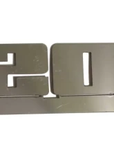 Quality Automotive Accessories 2-Piece Stainless Steel 20" Universal Decal Fits ALL                                     - SGR11004 - Image 3