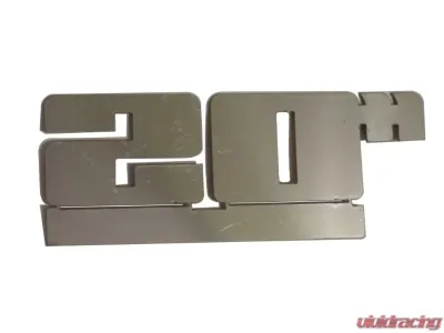 Quality Automotive Accessories 2-Piece Stainless Steel 20" Universal Decal Fits ALL - SGR11004