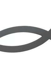 Quality Automotive Accessories 2-Piece Stainless Steel Ichthys Fish Universal Decal Fits ALL                                     - SGR11005 - Image 3