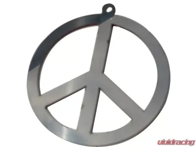 Quality Automotive Accessories 2-Piece Stainless Steel Peace Universal Decal Fits ALL - SGR11006