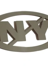 Quality Automotive Accessories 2-Piece Stainless Steel NO NY Universal Decal Fits ALL                                     - SGR11007 - Image 3