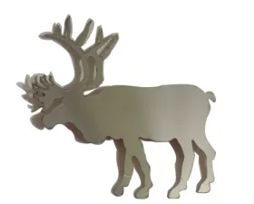 Quality Automotive Accessories 2-Piece Stainless Steel ELK or Moose Universal Decal Fits ALL