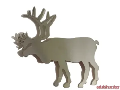 Quality Automotive Accessories 2-Piece Stainless Steel ELK or Moose Universal Decal Fits ALL - SGR11010