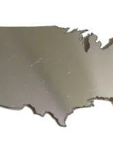 Quality Automotive Accessories 2-Piece Stainless Steel United States Universal Decal Fits ALL                                     - SGR11011 - Image 3