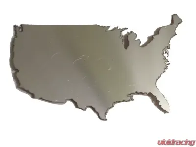 Quality Automotive Accessories 2-Piece Stainless Steel United States Universal Decal Fits ALL - SGR11011