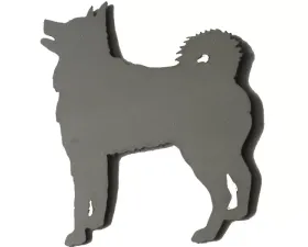 Quality Automotive Accessories 2-Piece Stainless Steel Husky Dog Universal Decal Fits ALL