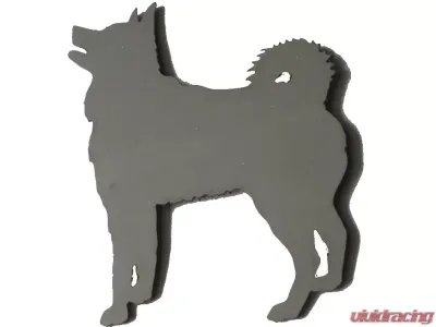 Quality Automotive Accessories 2-Piece Stainless Steel Husky Dog Universal Decal Fits ALL - SGR11013