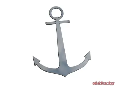 Quality Automotive Accessories 2-Piece Stainless Steel Anchor Universal Decal Fits ALL - SGR11018
