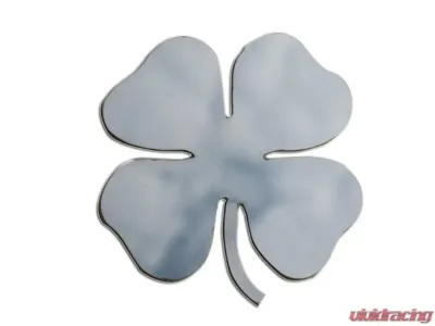 Quality Automotive Accessories 2-Piece Stainless Steel Four Leaf Clover Universal Decal Fits ALL - SGR11019