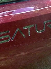 Quality Automotive Accessories 5-Piece Stainless Steel "SATURN" Rear Bumper Letter Inserts Saturn Ion 4-Door Sedan 2005-2007                                     - SGR45410 - Image 4