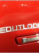 Quality Automotive Accessories 2-Piece Stainless Steel "SATURN OUTLOOK" decal Saturn Outlook 4-Door SUV 2007-2009                                     - SGR47425 - Image 6