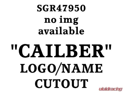 Quality Automotive Accessories 4-Piece Stainless Steel Logo or emblem Dodge Caliber 4-Door Hatchback 2007-2012 - SGR47950