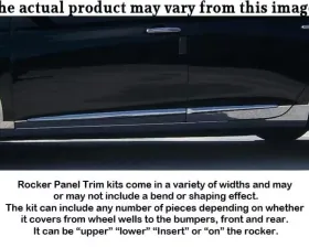 Quality Automotive Accessories 12-Piece Stainless Steel Rocker Panel Trim Lower Kit Cadillac Seville 4-Door Sedan Does not fit STS 1992-1997