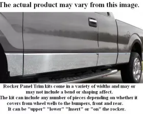 Quality Automotive Accessories 10-Piece Stainless Steel Rocker Panel Trim Lower Kit Ford F-150 3-Door 4-Door Extra Cab Short Bed 1997-2003