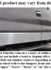 Quality Automotive Accessories 10-Piece Stainless Steel Rocker Panel Trim Lower Kit Ford F-150 2-Door Long Bed w/Flares 1997-2003                                     - TH37311 - Image 3