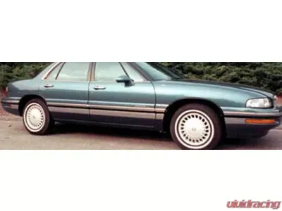 Quality Automotive Accessories 10-Piece Stainless Steel Rocker Panel Trim Upper Kit Buick LeSabre 4-Door Sedan 1997-1999 - TH37567