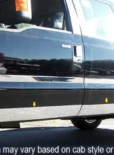 Quality Automotive Accessories 10-Piece Stainless Steel Rocker Panel Trim Lower Kit Ford F-250 & F-350 Super Duty 4-Door Crew Cab Long Bed NO Flares 1999-2007                                     - TH39324 - Image 4